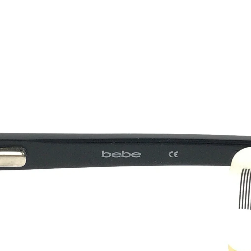 Bebe Eyeglasses Frames NECESSARY BB5097 JET 001 Black Cat Eye 52-15-135